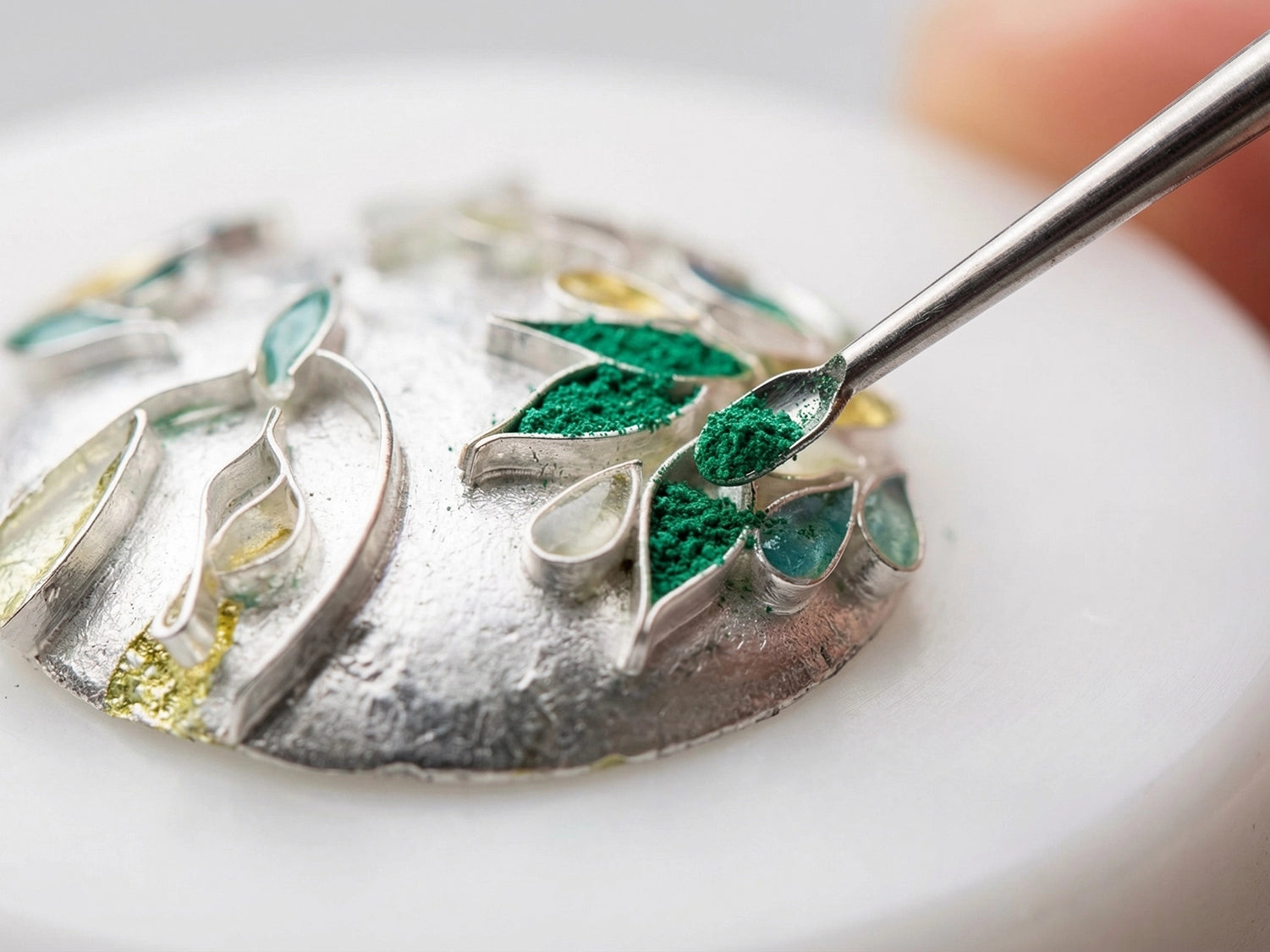 Craft Gallery 2 — enamel powder filling