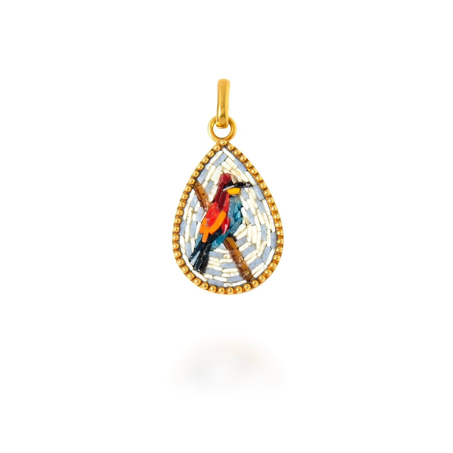 Songbird Teardrop Pendant